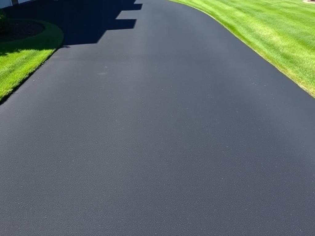 Residential Driveway after paving