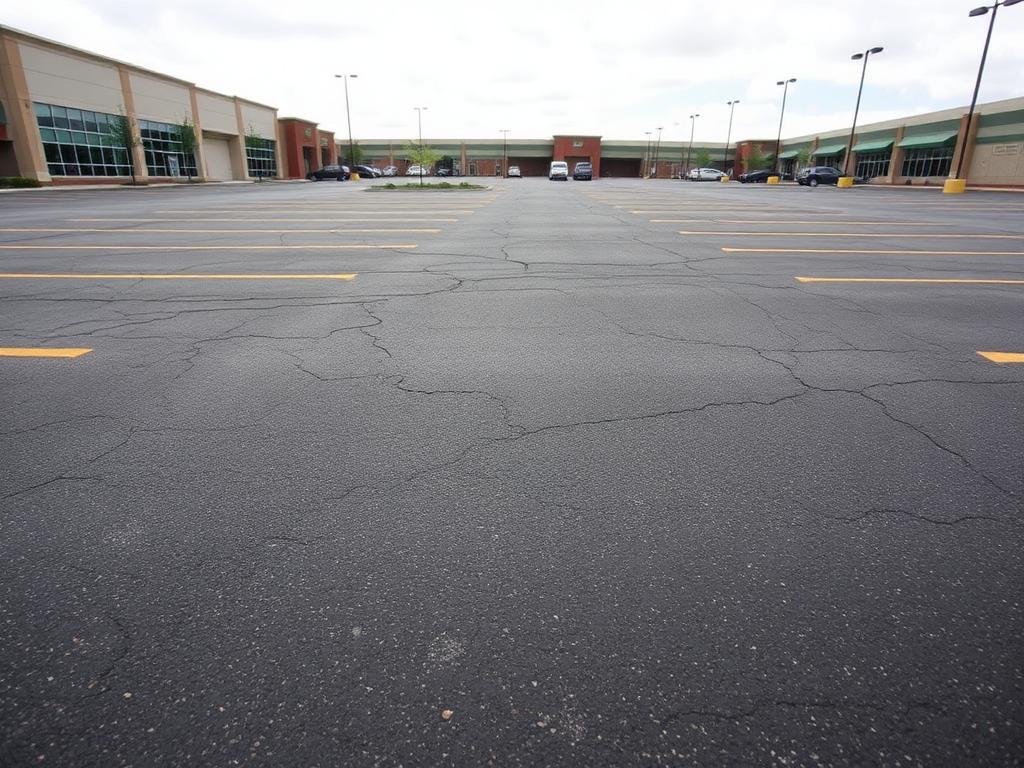 Commercial Parking Lot before paving